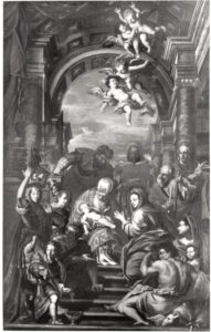 La circoncision du Christ. Naples Vers 1630