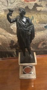 Jeune Siléne. Bronze à patine laquée brune. Italie. Epoque XVIIIéme