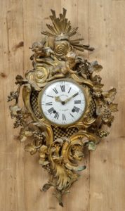 Cartel d'applique. DUSCHENE A PARIS. Louis XV. Circa 1745 H 91 cm